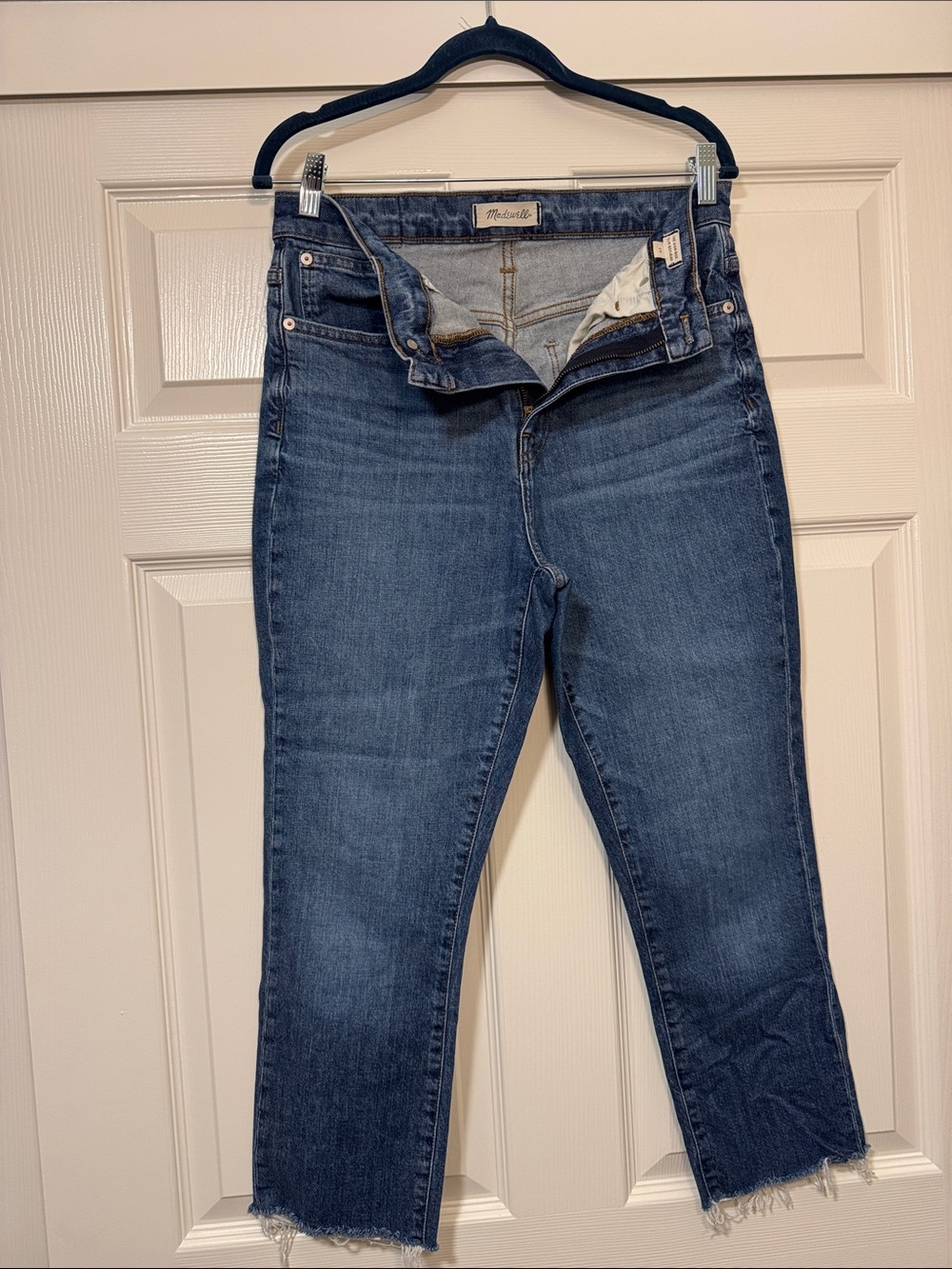 Madewell The-Highrise Slim Boyfriend Raw-Hem Jeans